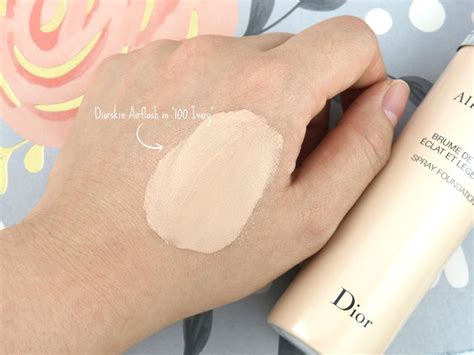 Dior Ivory 100 Diorskin Airflash Spray Review & Swatches